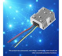 Domary Convertitore Step-up DC-DC Ad Alta Efficienza Alimentatore da 12V a 24V 10A per Apparecchiature Pesanti Impermeabile Antipolvere e Sismico