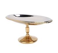 Domary Coppa da Frutta con Piede in Acciaio Inossidabile 304 Dal Design Elegante per Varie Celebrazioni