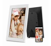 Domary Cornice per Foto Digitale WiFi da 10,1 Pollici con Touch Screen IPS, | Condivisione APP , Risoluzione 1280x800, Rotazione Automatica, modalità Verticale/orizzontale, Supporta Scheda SD da 128 GB