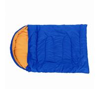 Domary Cuccia Impermeabile per Cani di Grossa Taglia con Morbido Pile e Design Portatile per Viaggi, Campeggio e Uso Esterno. Si Espande Fino a 58 Pollici Il Materassino (Blu)