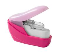 Domary Cucitrice Portatile Senza Punti Metallici, Mini Raccoglitore di | Design Compatto da Scrivania, Materiale ABS, per Viaggi Scolastici a Casa, Non Sono Necessarie Graffette, Adatto a Fogli A4
