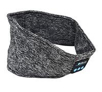 Domary Cuffie con Fascia per Dormire e Cancellazione del Rumore per lo | Tessuto in Nylon, Materiale Morbido Ipoallergenico, Funziona Come Maschera per Dormire, Compatibile con la Maggior Parte