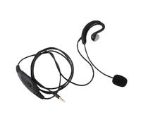 Domary Cuffie per Tablet, Cuffie con Gancio per L'orecchio da 3,5 Mm con | Microfono con Riduzione del Rumore a Tre Strati, Design Confortevole del Gancio per L'orecchio, Jack Plug-and-play da 3,5