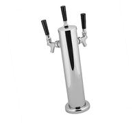 Domary Dispenser per Birra alla Spina a 3 Rubinetti, Torre Kegerator in