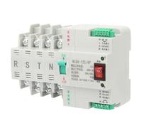 Domary Efficiente Interruttore Automatico a Doppia Alimentazione 4P con Installazione Semplice per Maggiore Sicurezza e stabilità Elettrica (63A)