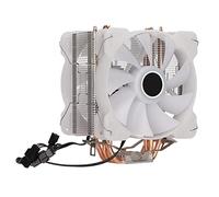 Domary Efficiente Ventola di Raffreddamento della CPU RGB con Tecnologia di Trasferimento Rapido del Calore per Sistemi e Design da 120 Mm (Doppi ventilatori)
