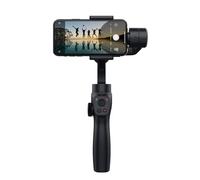 Domary FUNSNAP Stabilizzatore per Telefono a 3 Assi Stabilizzatore Cardanico per Smartphone Telefono Portatile Batteria 12H Anti-vibrazione Monitoraggio del Viso con (Insieme standard)