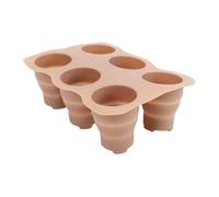 Domary Gardening Starter Trays Reusable Silicone 6 Cell Design for