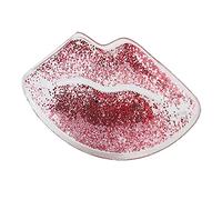 Domary Gel Ice Pack Lip Shape Riutilizzabile Riduce Il Gonfiore a Prova | Terapia con Impacco Caldo e Freddo, Materiale in PVC Morbido, per la Protezione delle Labbra e il Sollievo Dal Dolore