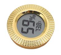 Domary Inserisci Igrometro Digitale Misuratore di umidità della Temperatura Ad Alta Precisione per Scatole di Sigari Design Compatto ABS 1 unità