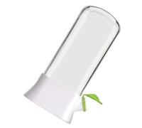 Domary " Keeper for Refrigerator, Plastic Cilantro Storage Container with | Plastica Ecologica, Base Anti-perdite per la Freschezza in Frigorifero, Adatta per Menta, Prezzemolo e Asparagi in Cucina o