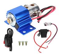 Domary Kit Blocco Freno Controllo Elettrico del Rollio Elettrovalvola Ad Alte Prestazioni per Drag Racing Hill Hold in Acciaio Inossidabile Blu 12-16 Volt con Interruttore Luce