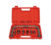 Domary Kit Compressore Molla Valvola con Morsetto a C, 10 Pezzi, con 5 Adattatori per Pinza di Spinta, 3 Aste di Prolunga e Leva per la Riparazione del Motore ATV Auto e Moto