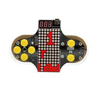 Domary Kit Console di Gioco Fai da Te, Design Aggiornato, 4 Giochi Inclusi | Scheda FR4 durevole, saldatura facile, divertente strumento di apprendimento, supporto batteria