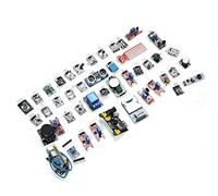 Domary Kit di Moduli Sensore 45 in 1 Set di varietà Componenti Elettronici Pratici per Principianti Apprendimento 45 unità