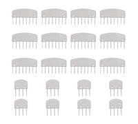 Domary Kit di Spilli, 20 Pettini per Bloccaggio e Bloccaggio di Lavori a Maglia con 4 e 8 Spilli, Manico Ergonomico Scatola Portaoggetti, per Lavori a Maglia, Unci
