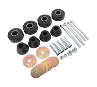 Domary Kit Hardware di Montaggio per Boccola Cabina Premium | Compatibilità OE C677204, progettato per camion da 1/2 tonnellata, gomma antisporco, facile installazione con hardware