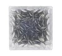 Domary Lampada da Esterno Automatica a Forma di Mattone di Ghiaccio con Luce Solare da Terra con Batteria al Litio per la Decorazione del Giardino (Bianco Caldo)