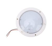 Domary Lampada da Pannello a LED 12V con Interruttore, Plafoniera per | Montaggio Superficiale, Piastra in Alluminio, 300 Lm, Indicatore Notturno Blu, per Cabina Rimorchio Yacht e Nave Camper