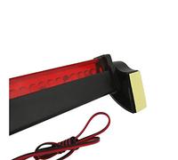 Domary Lampada di Coda per Auto con Terza Luce Freno a LED 12V da 8,66 | DC 12V, Staffa Regolabile, Cuscinetti Adesivi Inclusi, Opzioni 14-56 LED, Involucro Termico
