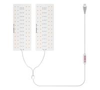 Domary LED Grow Light USB Plant Light 5V Appeso 72-288 LED Spettro Completo con Design per Piante da Interno (Plastica 3)