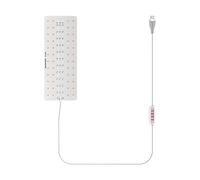 Domary LED Grow Light USB Plant Light 5V Appeso 72-288 LED Spettro Completo con Design per Piante da Interno (Plastica)