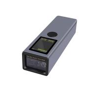 Domary Lettore di Codici a Barre 2D con Schermo, Wireless 2.4G USB 3 in 1 | Formato Tascabile da 52 G, CCD Legge Codici Sfocati, Batteria da 600 MAh, Portata di 15 M, Archiviazione Offline Oltre