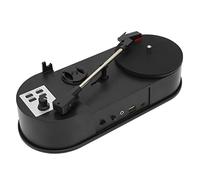 Domary Lettore Giradischi Portatile a Convertitore MP3 USB 2.0, con Registrazione Diretta su USB o Scheda SD Senza Computer, per Ascoltare Dischi a 33/45 Giri in Movimento