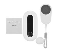 Domary LuNe Finestra del Sensore della Porta Allarme per la Sicurezza Domestica con Bassa Batteria Avviso 2 Modalità Avviso Facile Installazione Switch a un per L'appartamento Garage