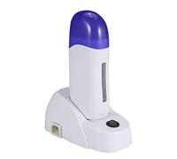 Domary Macchina per Depilazione a Rullo Scaldacera con Coperchio Trasparente Rullo per Ceretta Depilazione del Corpo Riscaldante Cera a Cartuccia (Sedile singolo standard europeo)