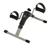 Domary Mini Ciclocamera per Esercizi a Pedale per Bici da Scrivania con Display LCD, Resistenza Magnetica, intensità Regolabile, Allenamento in Ufficio a Casa,