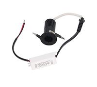 Domary Mini Faretto da Incasso a LED da 3 W, Corpo in Alluminio con CA 85-265 V Cablato, Apertura 25 Mm per Pensile Soffitto per Interni sotto Illuminazione del Mobile