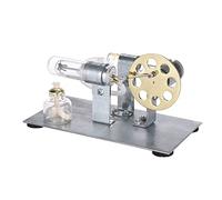 Domary Mini Giocattolo Educativo Modello Motore Stirling Ad Aria Calda con Facile Montaggio per Esperimenti di Fisica 16,2x8,8x8,3 Cm