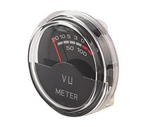 Domary Mini VU Meter con Quadrante Puntatore, Misurazione del Livello | Materiale ABS, Resistenza Interna CC 800Ω, 3,0-3,6 V 20 MA, Direzione di Lavoro Verticale, -10 ℃ -60 ℃, per Audio Domestico