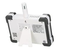 Domary Misuratore di CO2 con Batteria Ricaricabile, Display da 3,2 | Rilevatore Professionale di Anidride Carbonica, Sensore di umidità della Temperatura, Registrazione Dati di 999 Gruppi,
