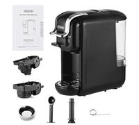 Domary MK603 Macchina per caffè con Capsule 4 in 1 Pressione della Pompa da 19 Bar 92 ℃ Temperatura Costante Erogazione Rapida Programmabile Macchina per caffè Elettrica Singola (Spina europea)