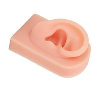Domary Modello di Orecchio in Silicone Morbido e Flessibile per L'orecchio Destro per la Pratica Dell'orecchio Umano L'allenamento del Piercing All'orecchio e la Visualizzazio (Pelle Chiara)
