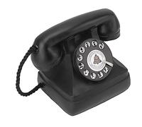 Domary Modello di Telefono Decorativo Antico per L'arredamento Nostalgico di caffè e bar. Statua Vintage Splendidamente Realizzata (-13)