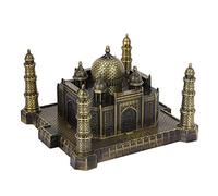 Domary Modello Taj Mahal in Metallo, Decorazione da Tavolo in Bronzo | Materiale in Lega, Miniatura da 5,1 Pollici, Ornamento per Scaffale per Ufficio Domestico, Souvenir del Patrimonio