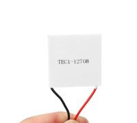 Domary Modulo Piastra di Raffreddamento Termoelettrico TEC1-12708 per | Piastra in Ceramica 40x40x3,5 Mm, 12 V 8 A 77 W, Intervallo da -55 ℃ A 83 ℃, Facile Installazione A Saldare