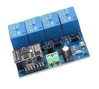Domary Modulo relè a 4 da 5 V per Il Controllo Remoto della Casa | Scheda PCB DC 5 V, Controllo APP Wireless, Durata di 100.000 Cicli, Supporta Telefono Cellulare
