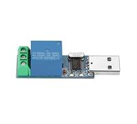Domary Modulo relè USB Scheda relè di Controllo USB Scheda Interruttore di Controllo Intelligente Comunicazione Porta Seriale MCU Indicatore LED con Jog Autobloccante per