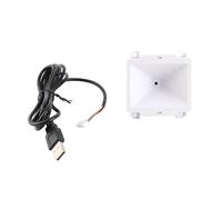 Domary Modulo Scanner Codici a Barre Integrato, Cavo USB per Pagamento | Scansione di Immagini CMOS, Codice QR 1D 2D, Legge Codici Cartacei e su Schermo, Materiale PC Robusto, per Controllo