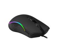 Domary Mouse da Gaming Ottico Cablato con Design a 7200 DPI | Effetti RGB multicolori, design a 7 pulsanti, funziona con , prestazioni fluide
