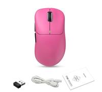 Domary Mouse da Gioco a Tripla modalità Mouse da Gioco Wireless Ergonomico 2.4G 10000 DPI con 6 Tasti Programmabili per e Lavoro (Rosa)