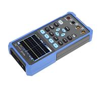 Domary Multimetro Oscilloscopio Portatile, Larghezza di Banda 40 MHz a | Frequenza di Campionamento di 250 MS/s, Batteria da 4400 MAh, Ricarica, LCD da 3,5 Pollici, Test Diodi e continuità