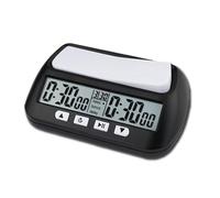 Domary Orologio Digitale Professionale per Scacchi, Timer 3 in 1 Multifunzione, Portatile, con Grandi Pulsanti Flessibili per Tornei di Scacchi, Eventi di Club, Colore e Gial (TP813-2)