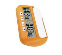 Domary Orologio Digitale Professionale per Scacchi, Timer 3 in 1 Multifunzione, Portatile, con Grandi Pulsanti Flessibili per Tornei di Scacchi, Eventi di Club, Colore e Gial (TP813-1)