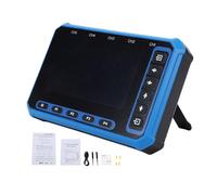 Domary Oscillometro Portatile a 5, Larghezza di Banda 1 MHz Frequenza di | Doppia modalità WiFi e USB, 5 Sincronizzati, Registrazione Dati di 90 Ore, Calcolo Automatico del Software per PC, Display
