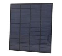 Domary Pannello Solare in Polisilicio 3W 12V Mini Modulo a Piccole Celle Caricatore Solare per Progetti Fai da Te Alimentatore Portatile per Pannello 3W 12V